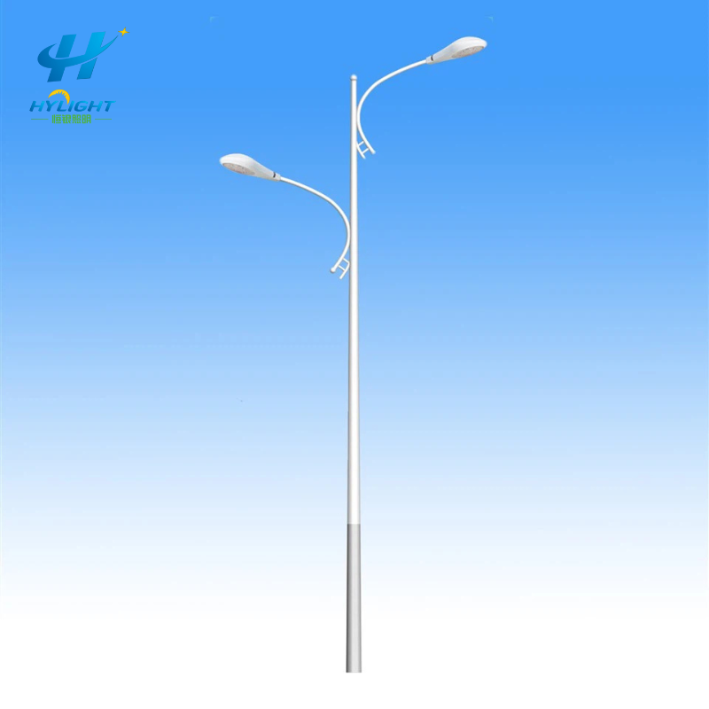 Double Arm Light Pole