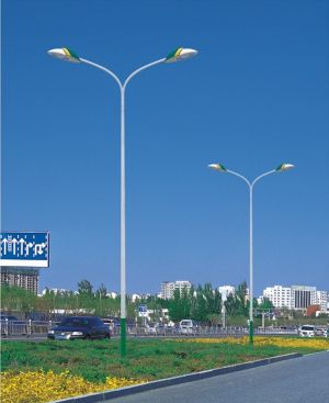 commercial parking lot light pole for large outdoor area lighting