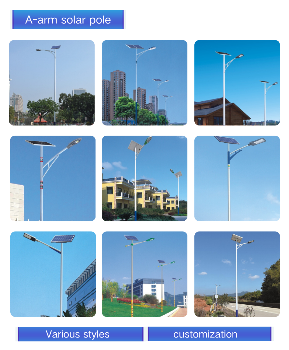 China manufacturer Outdoor IP66 waterproof Solar Street Light