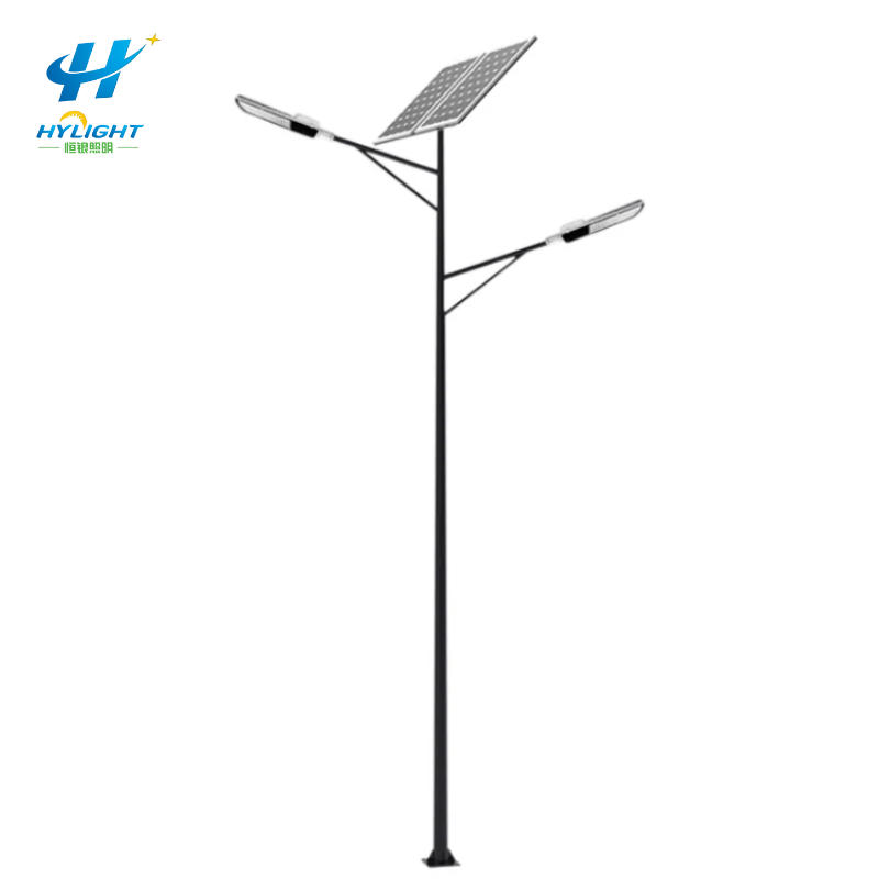 Double Arm Light Pole