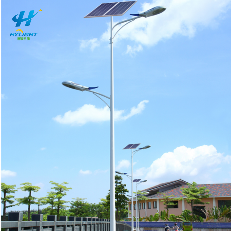 Double Arm Light Pole