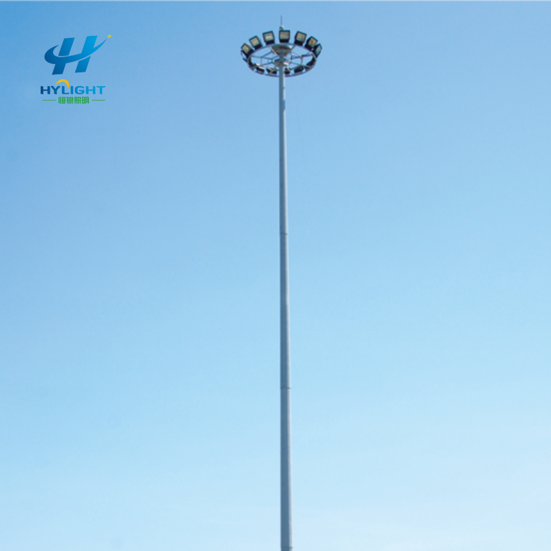 Manufacturer LED High 18m High Mast Light pole