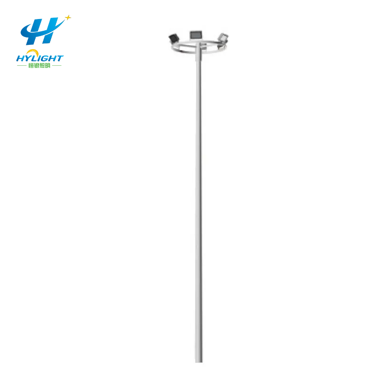 High Mast with Safety Cage Ladder