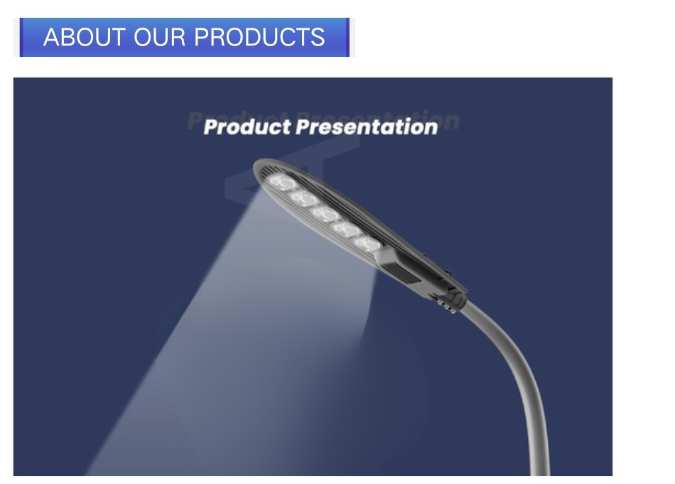 50W outdoor high brightness city circuit light 6 meters LED street light