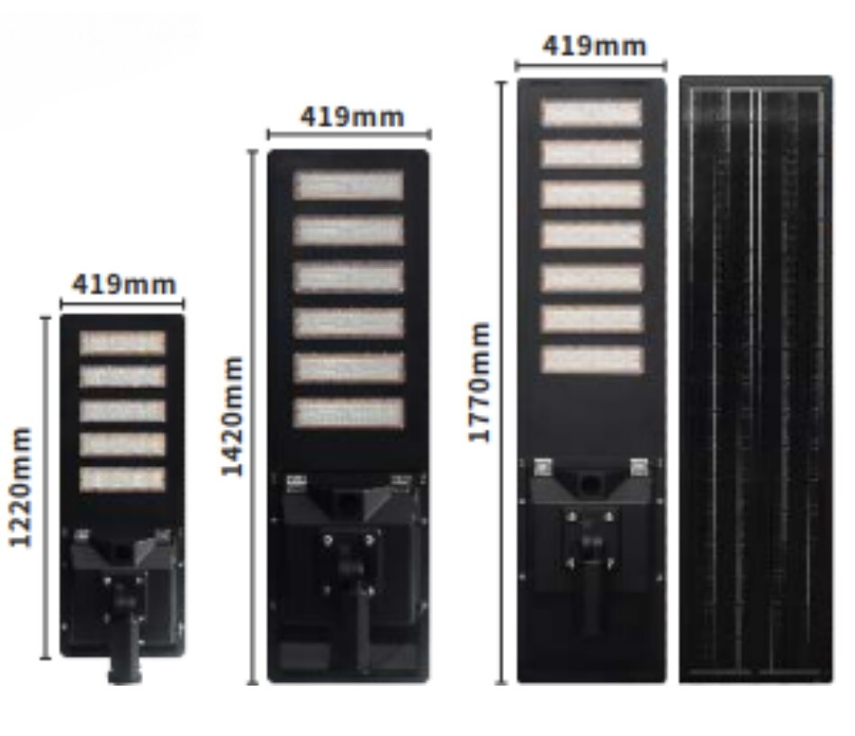 Outdoor waterproof integrated all in one led solar street light