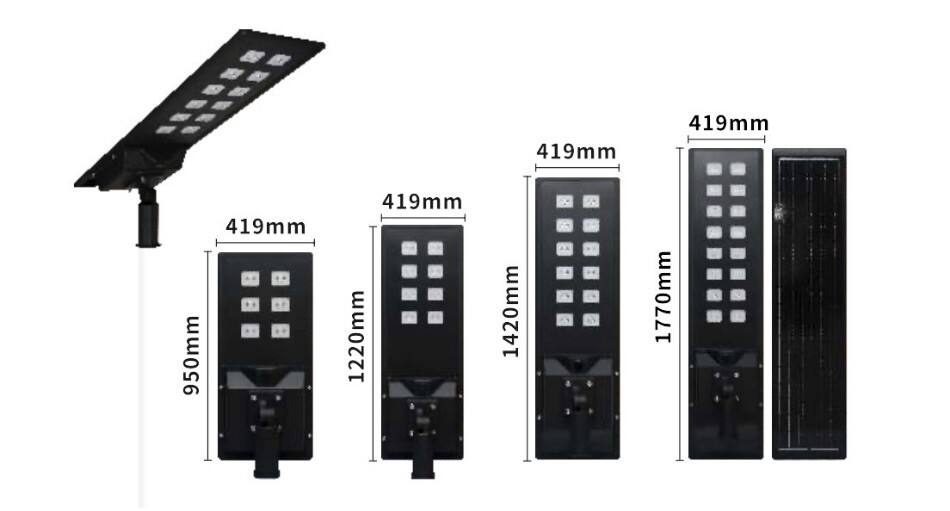 30w All in One Solar Powered Led Street Light