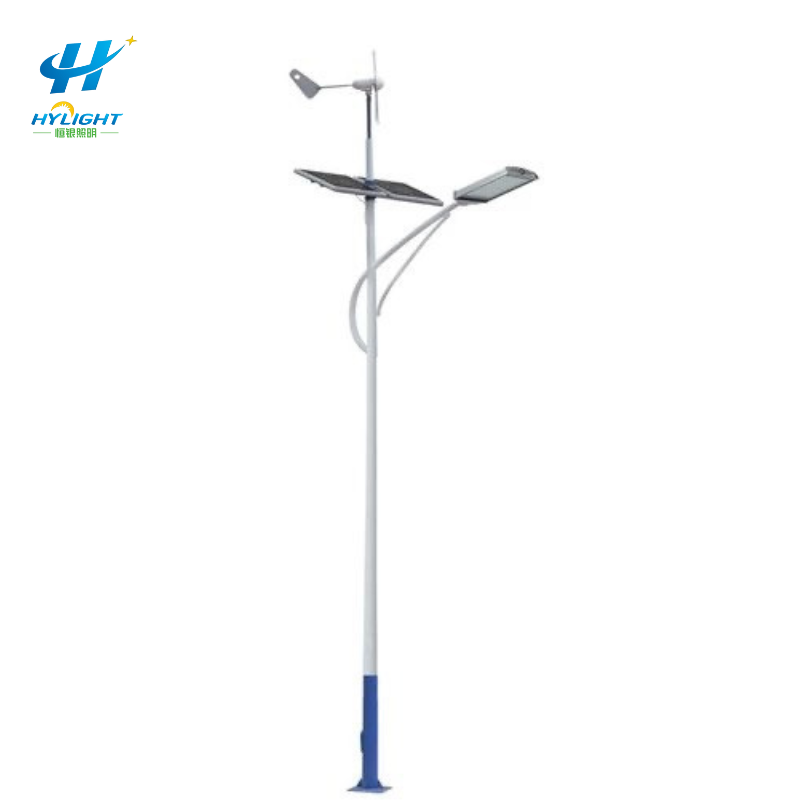 Wind Hybrid Turbine and Solar Power Solar Street Light