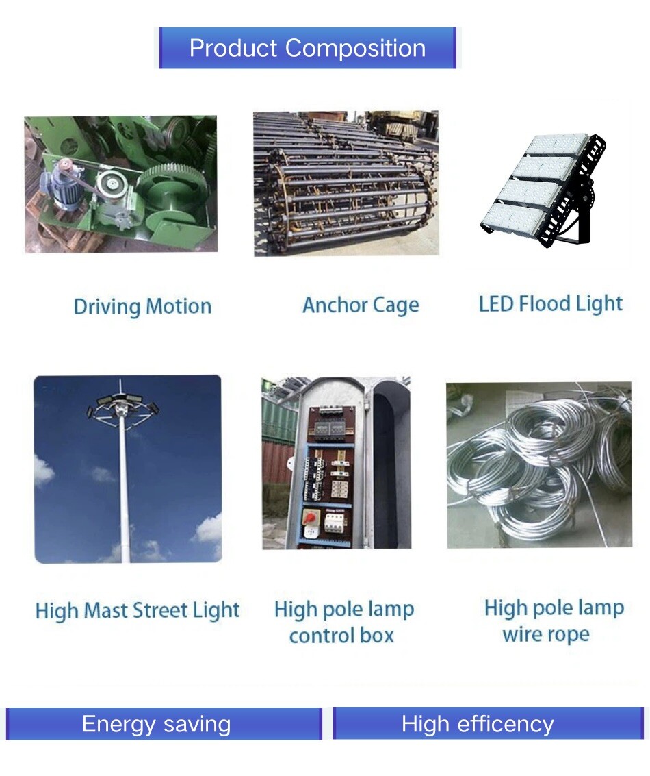High Mast Street Light Pole