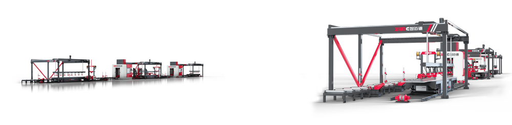 Dây chuyền sản xuất dầm chữ H một lần tự động