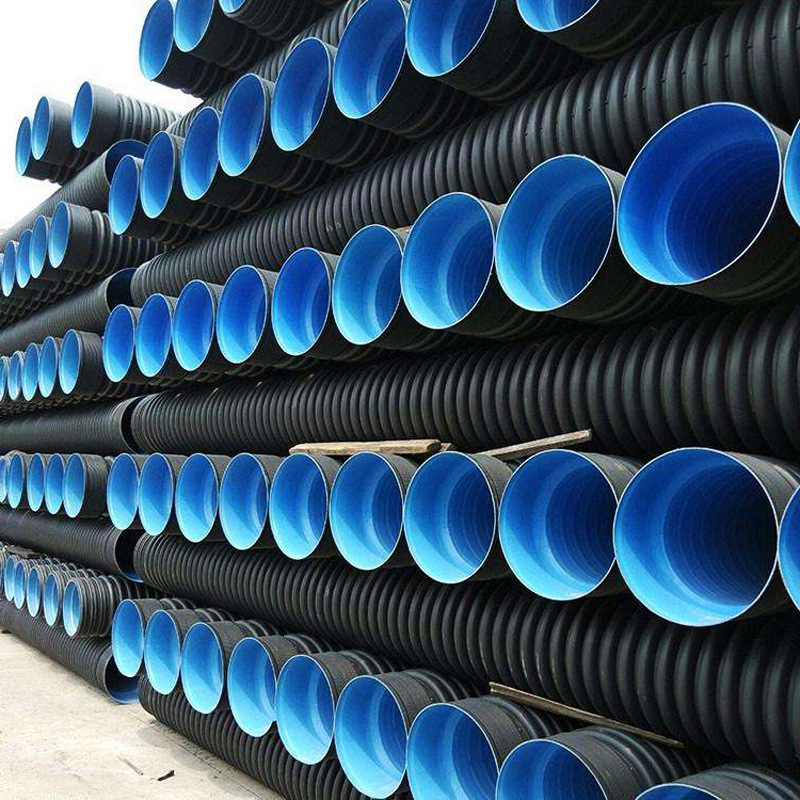 Double-wall corrugated pipe
