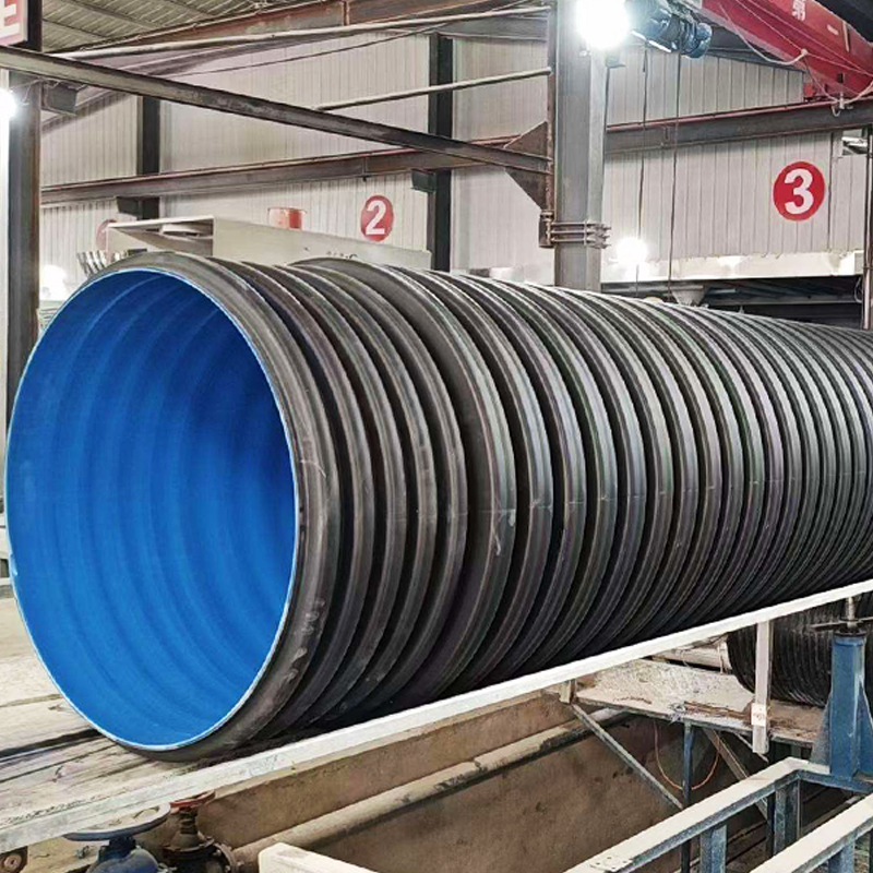 Double-wall corrugated pipe