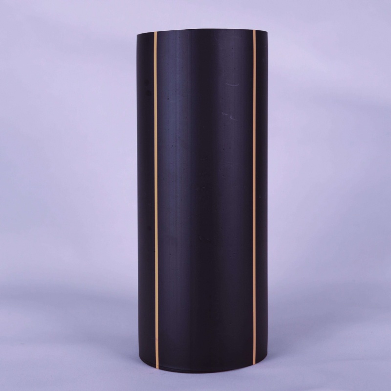 PE Pipe with orange marking line for gas industrial PE Pipe with orange marking line for gas industrial