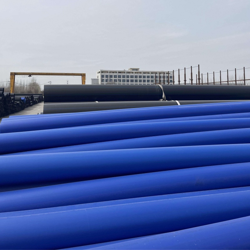 Pure blue water pressure PE pipe
