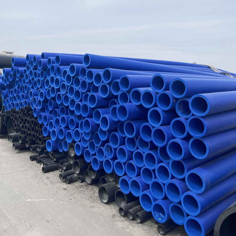 Pure blue water pressure PE pipe