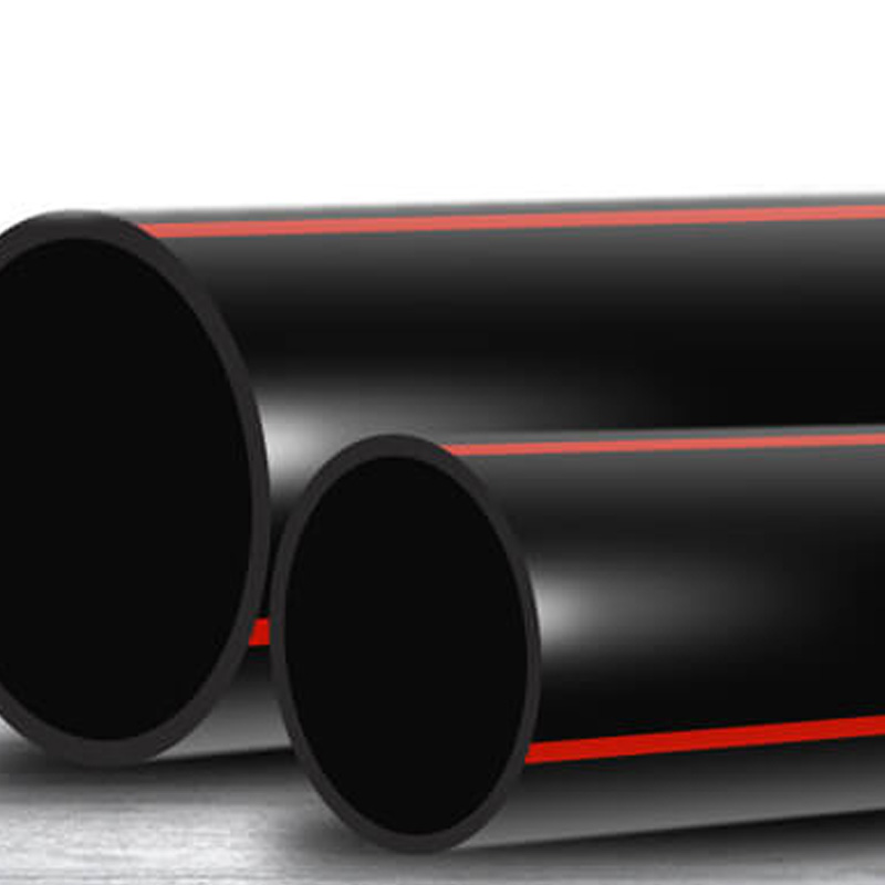 PE Pipe with red marking line for mining