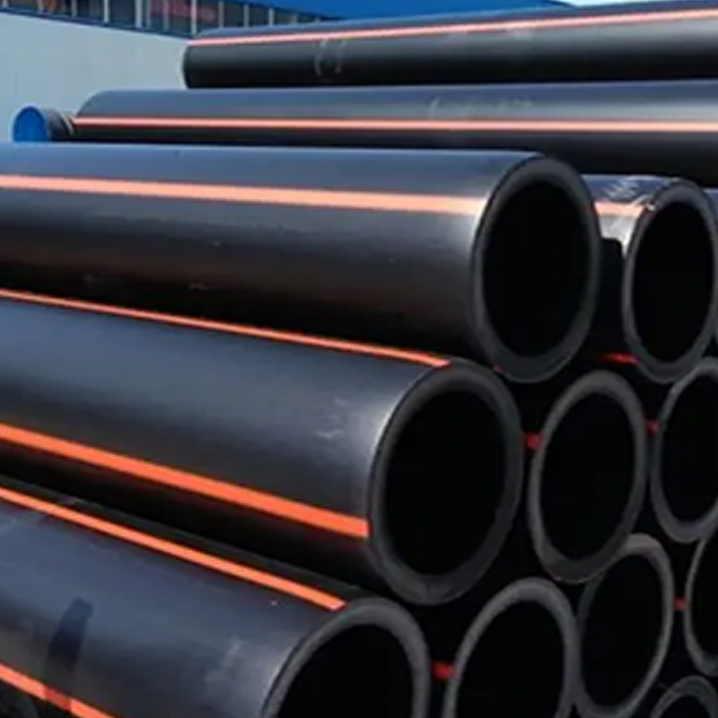 PE Pipe with red marking line for mining PE Pipe with red marking line for mining