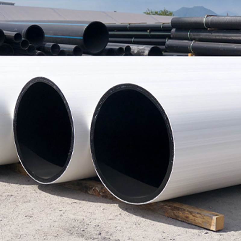 HDPE White Co-Extruded Pipe HDPE White Co-Extruded Pipe