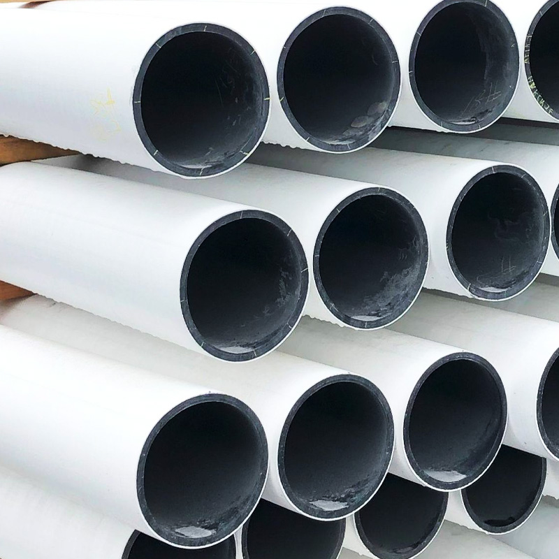 HDPE White Co-Extruded Pipe