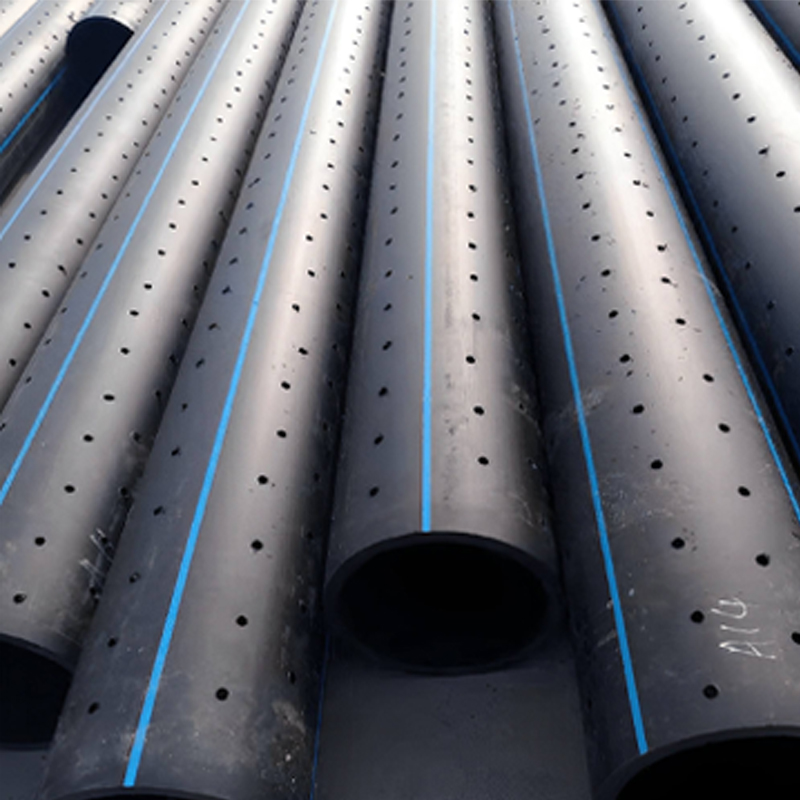 PE Polyethylene Perforated Drainage Pipe