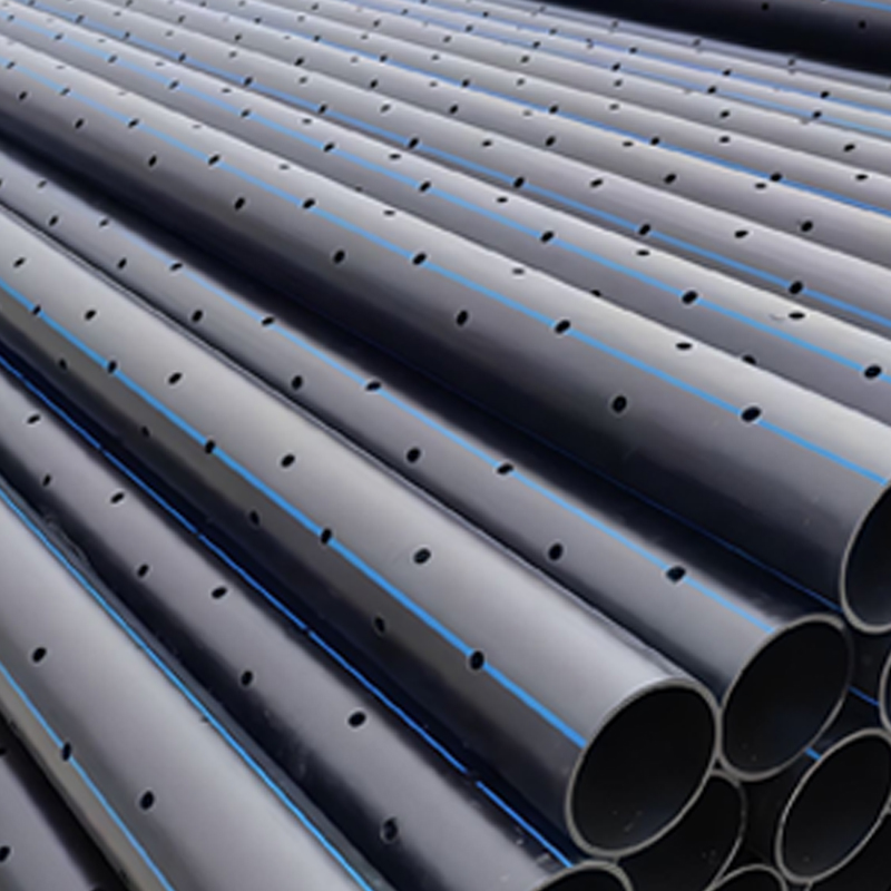 PE Polyethylene Perforated Drainage Pipe