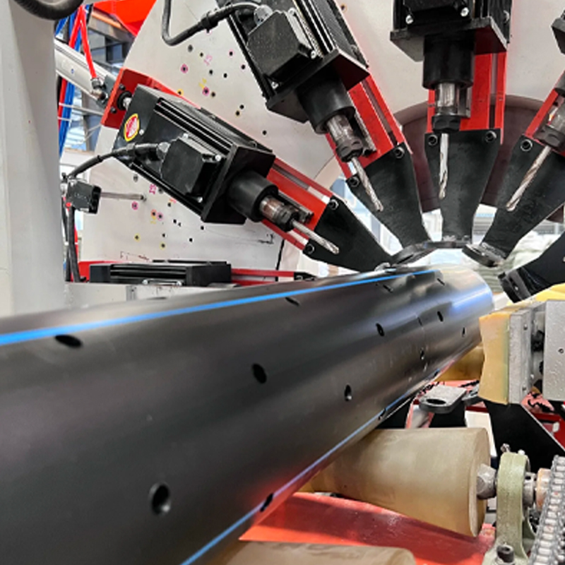 PE Polyethylene Perforated Drainage Pipe