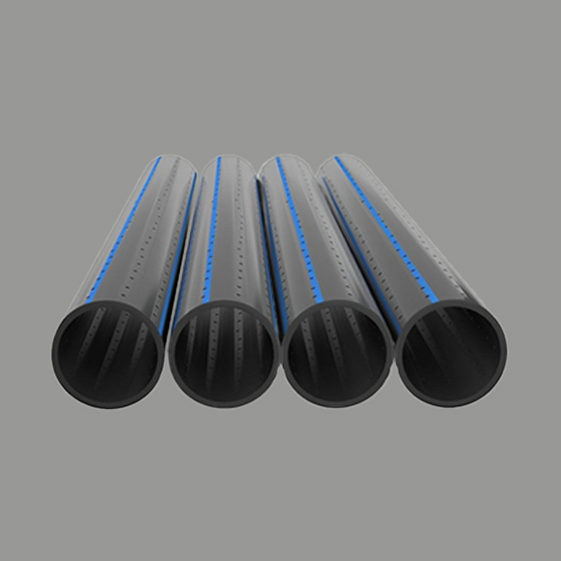 PE Polyethylene Perforated Drainage Pipe PE Polyethylene Perforated Drainage Pipe