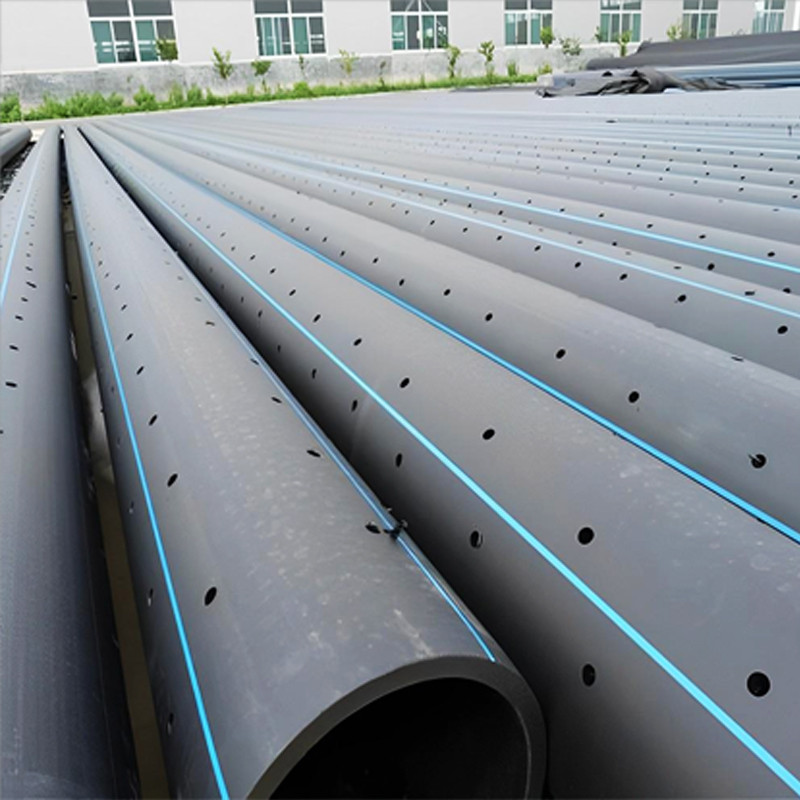 PE Polyethylene Perforated Drainage Pipe PE Polyethylene Perforated Drainage Pipe