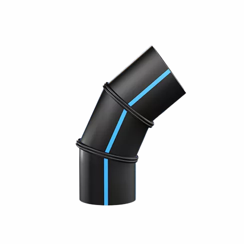 Segmented 45-degree PE elbow Segmented 45-degree PE elbow