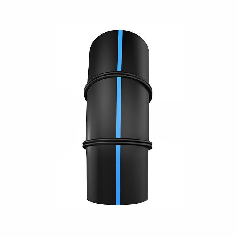 Segmented 45-degree PE elbow