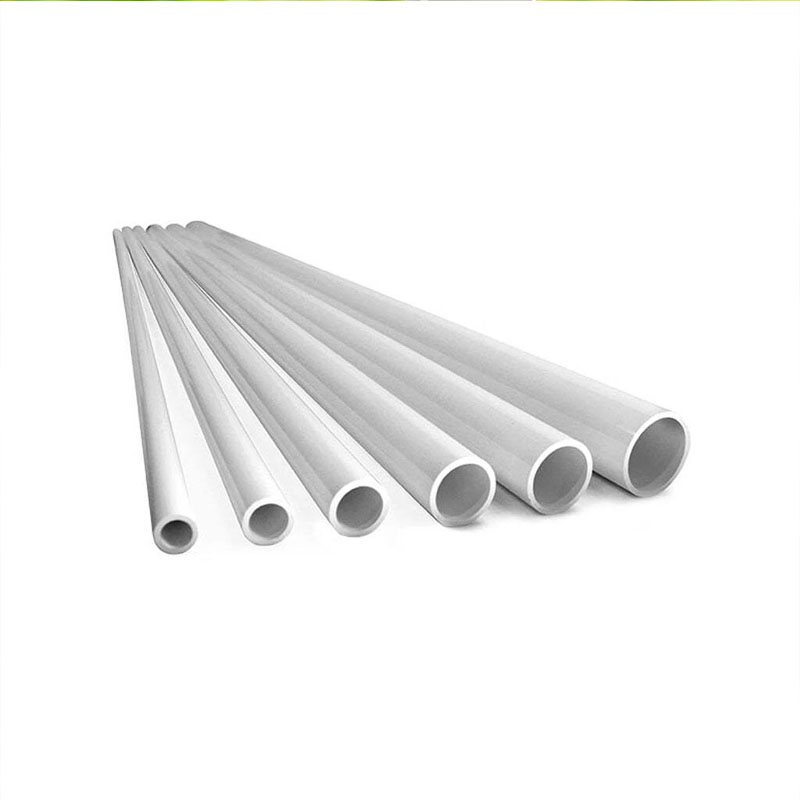 PVC pipes with fittings