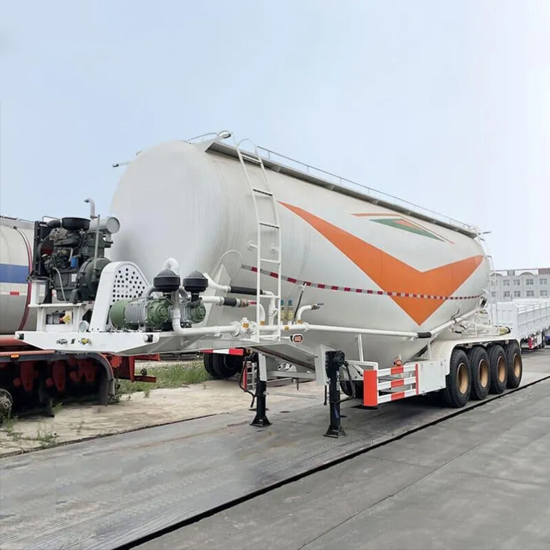 60 Tons 4 Axle Dry Bulk Cement Tanker Trailer