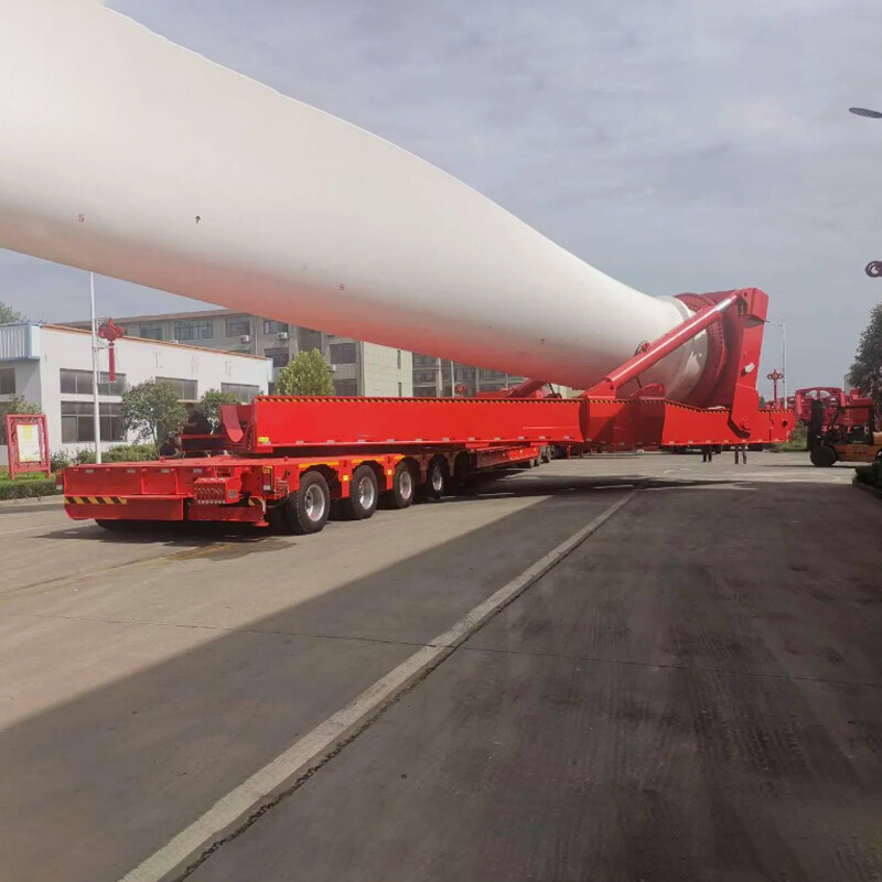 8 Axle Extendable Wind Blade Transport Trailer