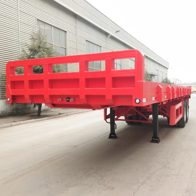 2 Axles 35T Flatbed Container