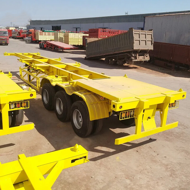 3 Axles 20ft Container Chassis