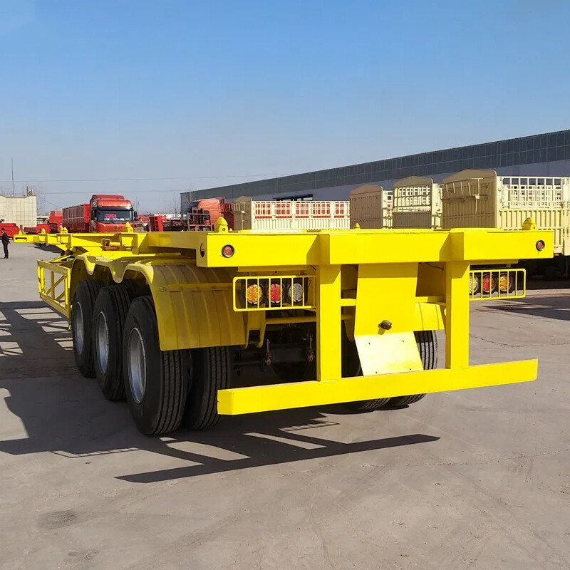 3 Axles 20ft Container Chassis