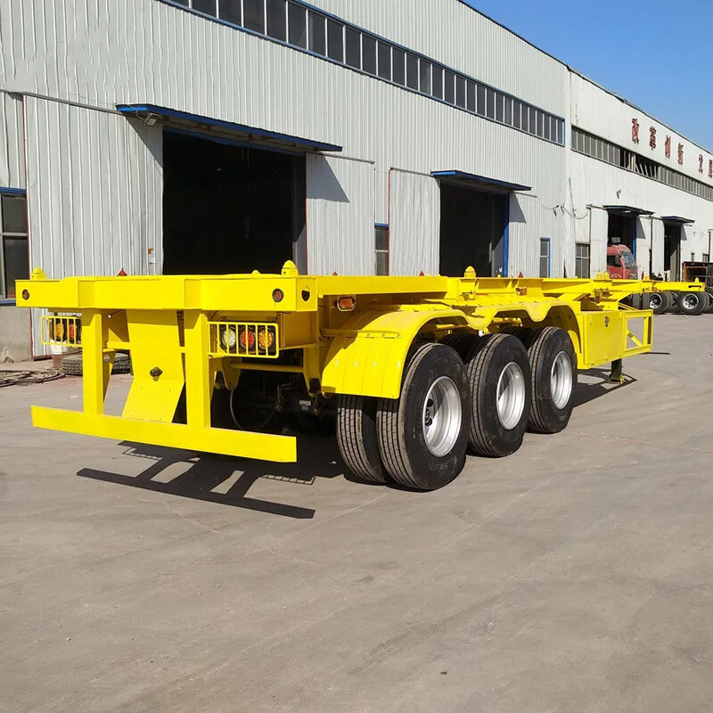 3 Axles 20ft Container Chassis