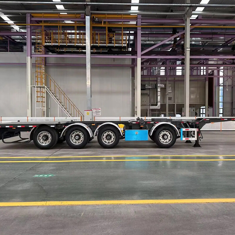 4 Axles 40ft Skeleton Container Trailer