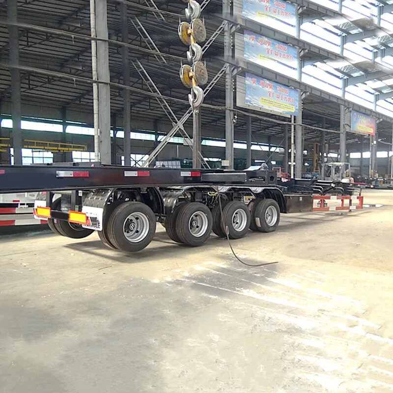 4 Axles 40ft Skeleton Container Trailer