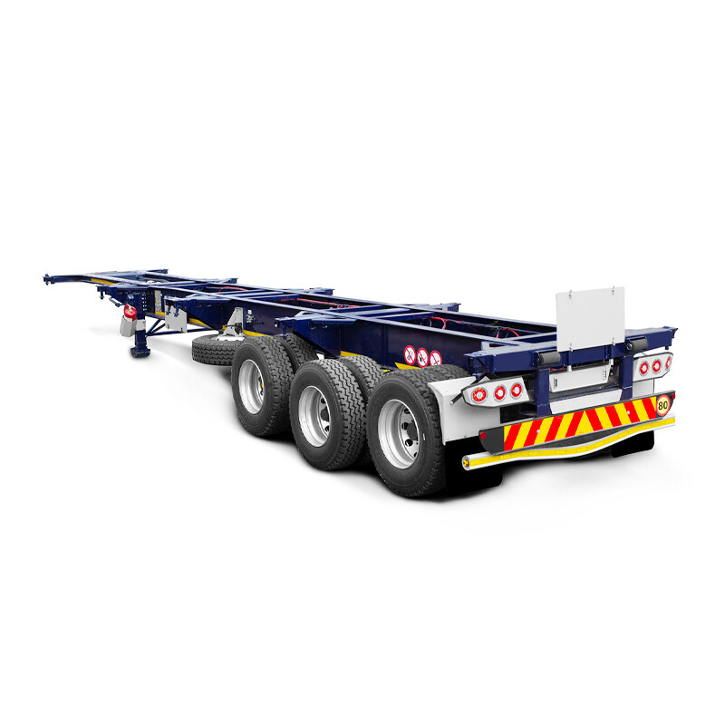 3 Axles 40ft Skeleton Trailer