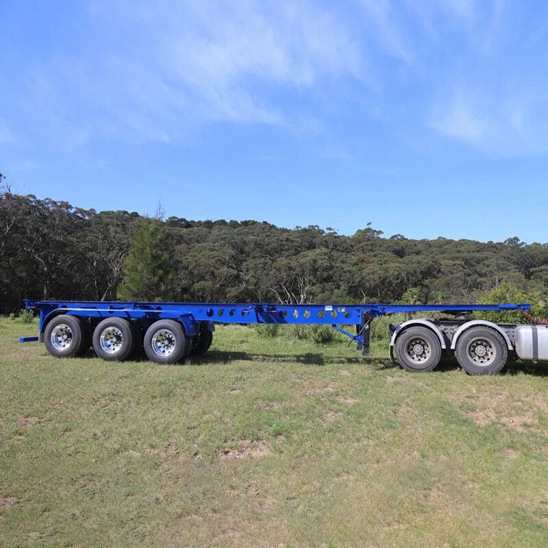 3 Axles 40ft Skeleton Trailer