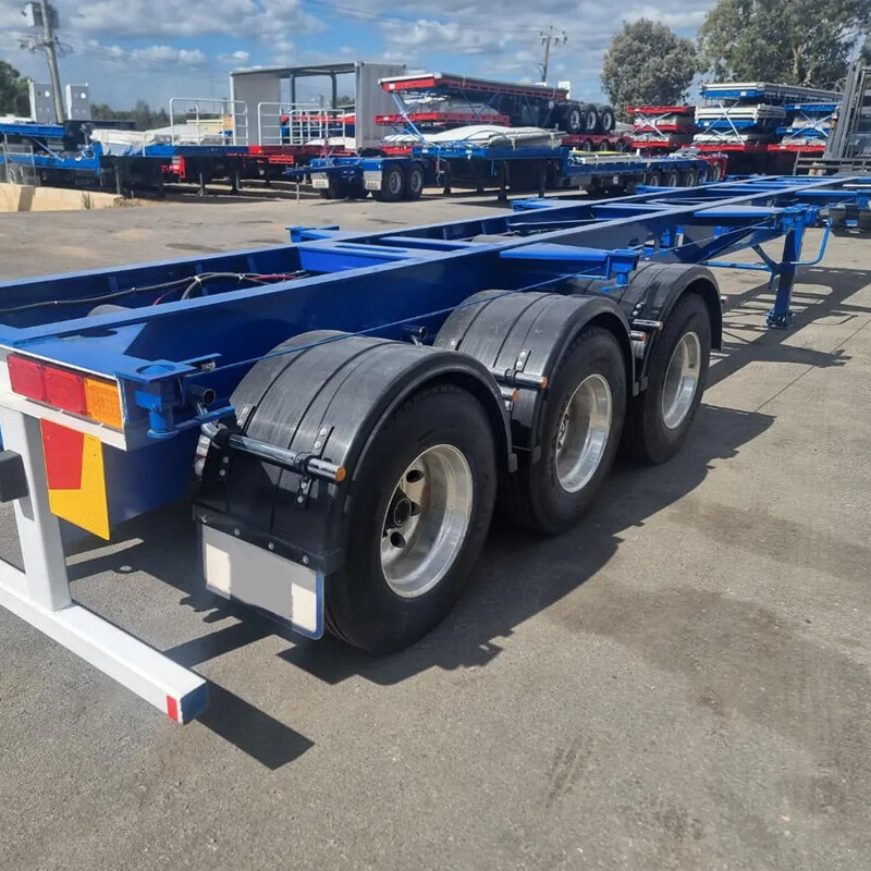 3 Axles 40ft Skeleton Trailer
