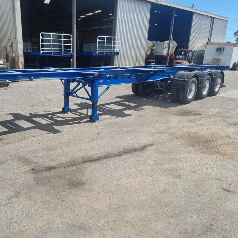 3 Axles 40ft Skeleton Trailer