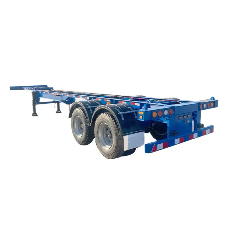 2 Axles 40ft Skeletal Trailer Chassis