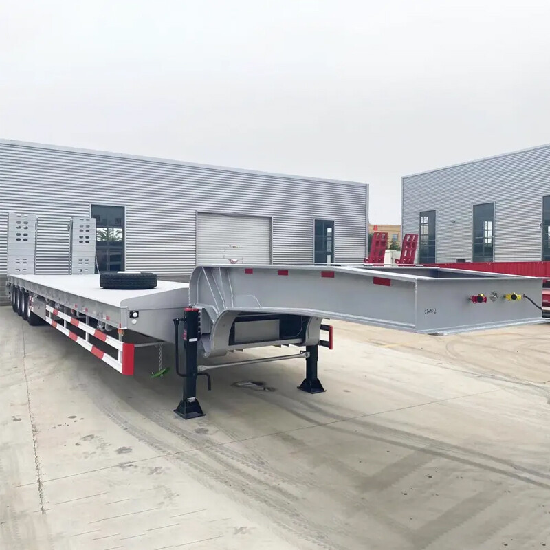 4 Axles Lowbed Trailer 100 Tons