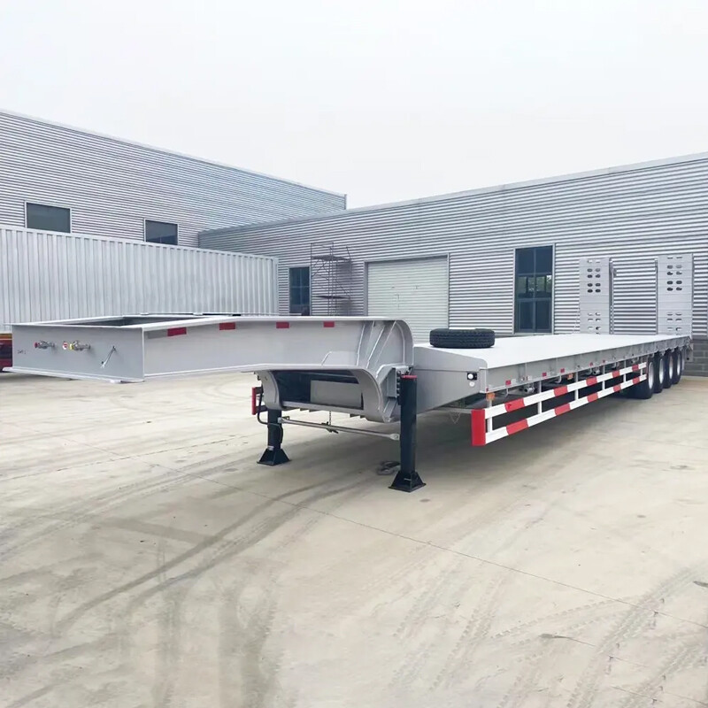 4 Axles Lowbed Trailer 100 Tons