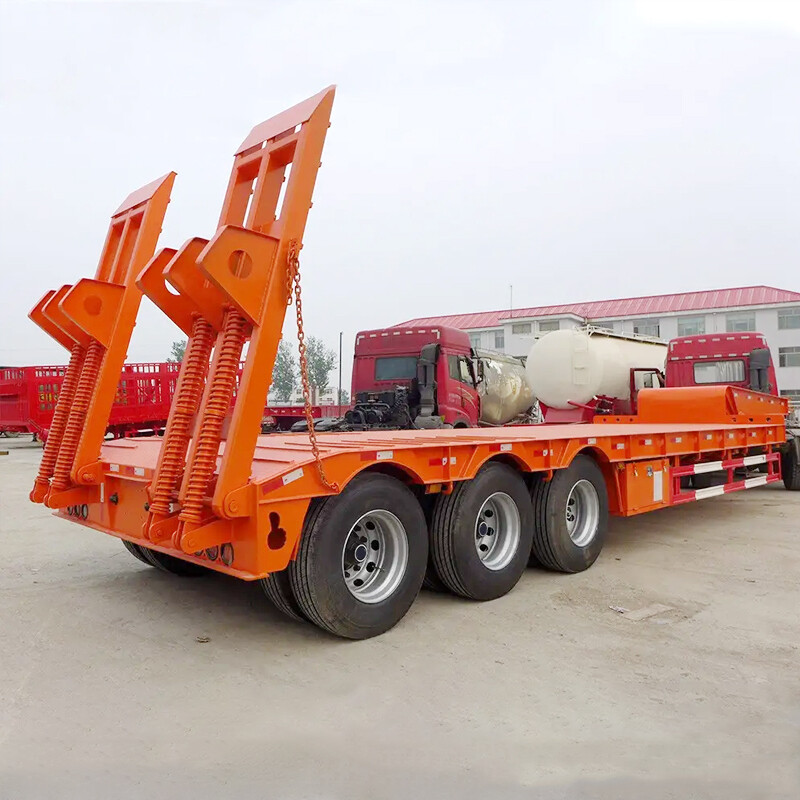 3 Axle 50 Ton Lowbed Semi-Trailer
