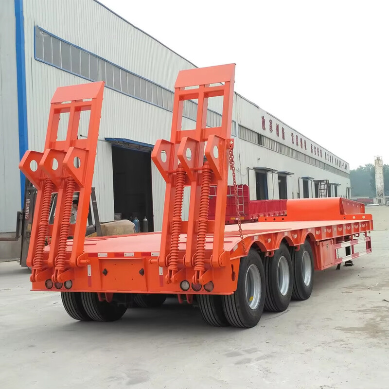 3 Axle 50 Ton Lowbed Semi-Trailer
