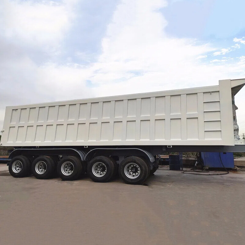 5 Axles U Shape Tipper Trailer