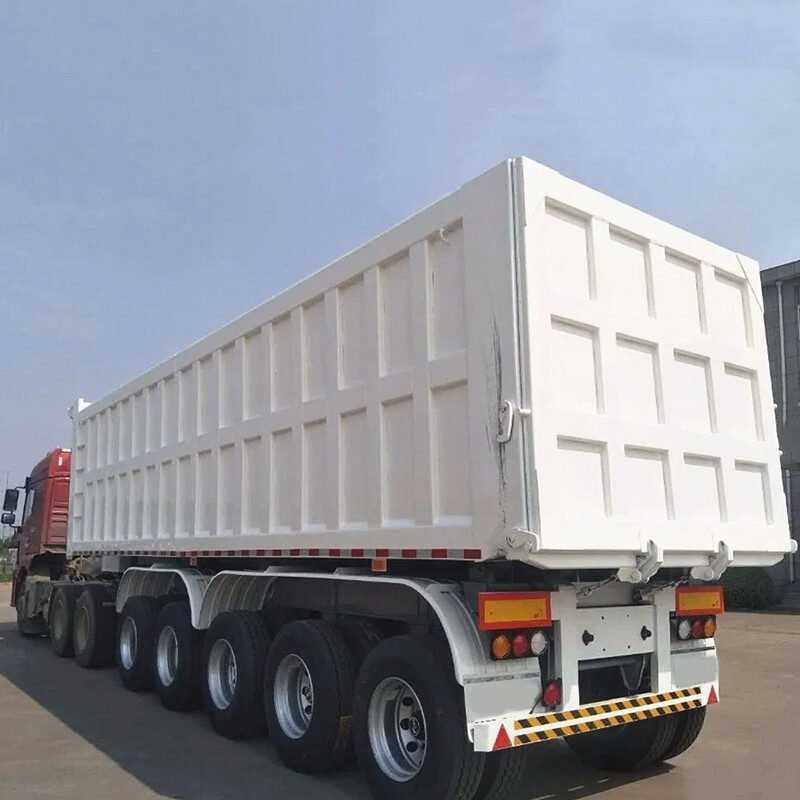 5 Axles U Shape Tipper Trailer