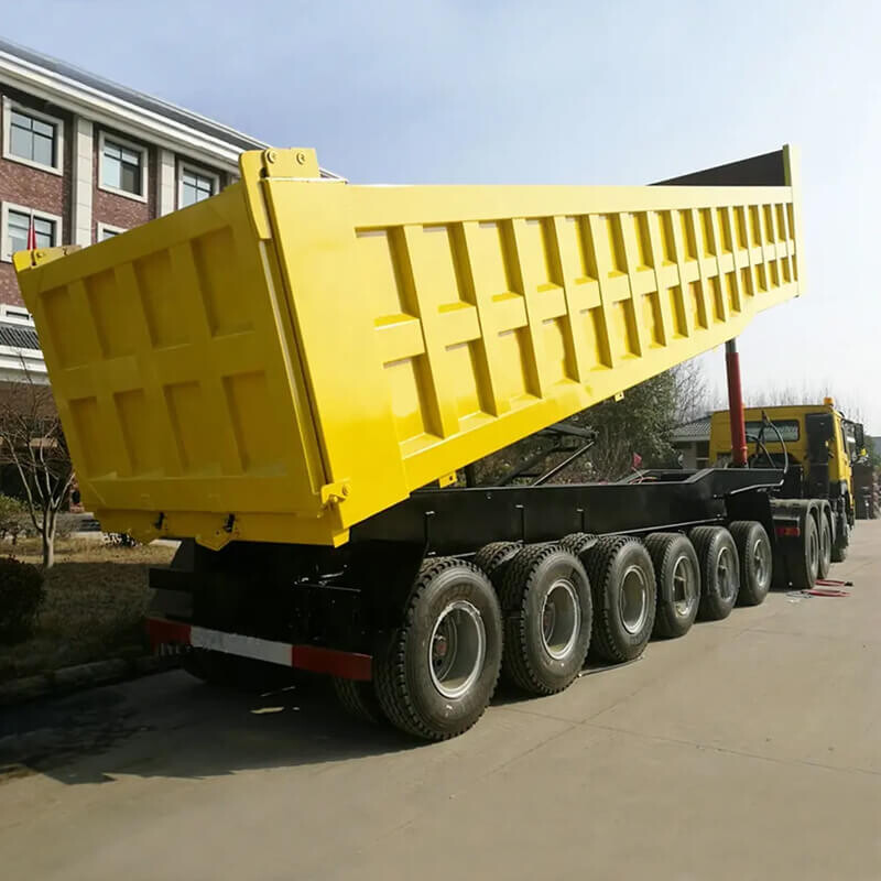 6 Axles Tipper Trailer